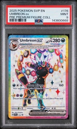 Pokémon Umbreon ex SVP176 Scarlet & Violet Promo Holo EX PSA 9 2025