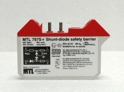 MTL 787S+ Shunt-Diode Safety Barrier Zener Ex Hazardous Area Intrinsically Safe