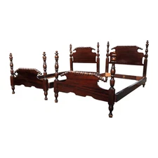 Vintage Jenny Lind Style Twin Beds - a Pair