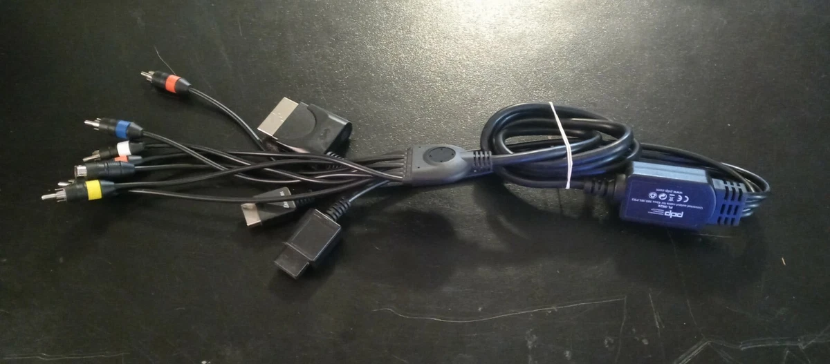 PDP Universal Av s Video Output Cable For Xbox 360 Wii PlayStation 3 PL 9924