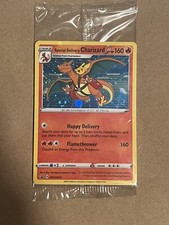 Carta Promo Charizard Pokemon Center Consegna Speciale Sigillata SWSH075 IN MANO