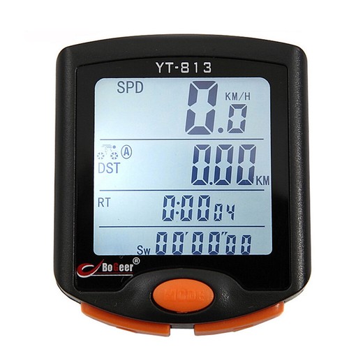 Bicycle Computer LCD Speedometer Wired Night Cycling Bike Waterproof - Picture 4 of 12
