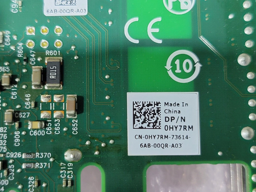 Dell Broadcom 1GB Quad-Port Network Interface Adapter 0HY7RM - Picture 2 of 4