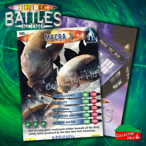 DOCTOR WHO Battles in Time #376-600 INVADER RARE & COMMON CARDS YOU CHOOSE - Picture 198 of 212