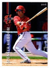SPENCER KIEBOOM  MINORS PRE-ROOKIE 2016 GRANDSTAND POTOMAC