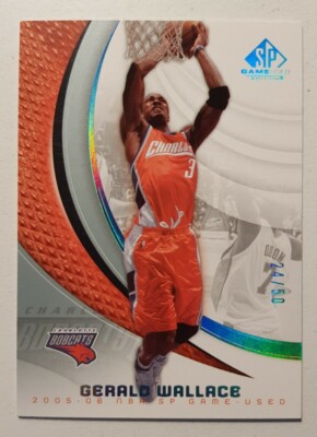 SP 2005-06 Game Used Edition - #11 - Gerald Wallace - Blue Spectrum - 24/50