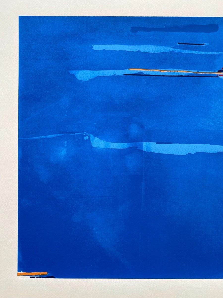 HELEN FRANKENTHALER RARE 2002 X-LRG FINE ART SILKSCREEN PRINT