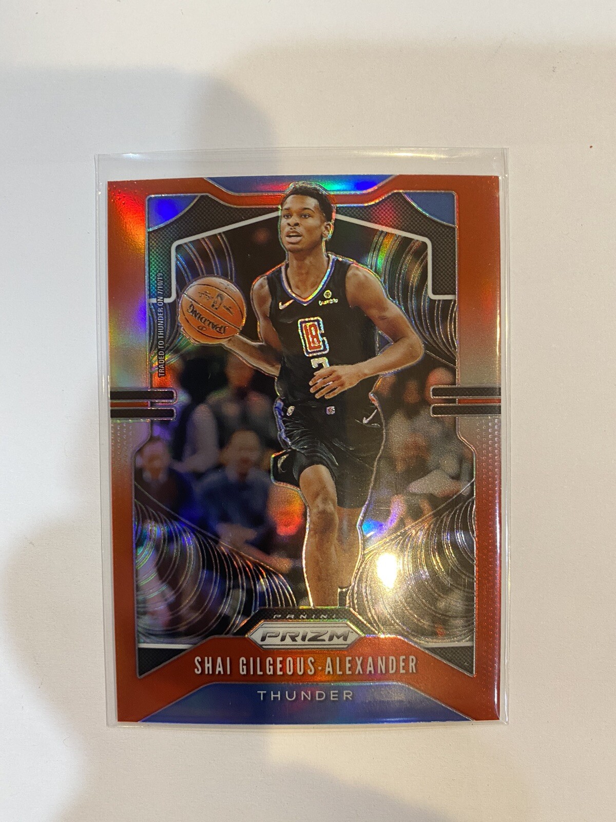 2019-20 Prizm Shai Gilgeous-Alexander 2nd Year Red Prizms /299 Thunder