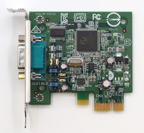 Dell Single Port PCI-E Serial Server Adapter Card P/N: 041D3K Tested - Picture 2 of 5