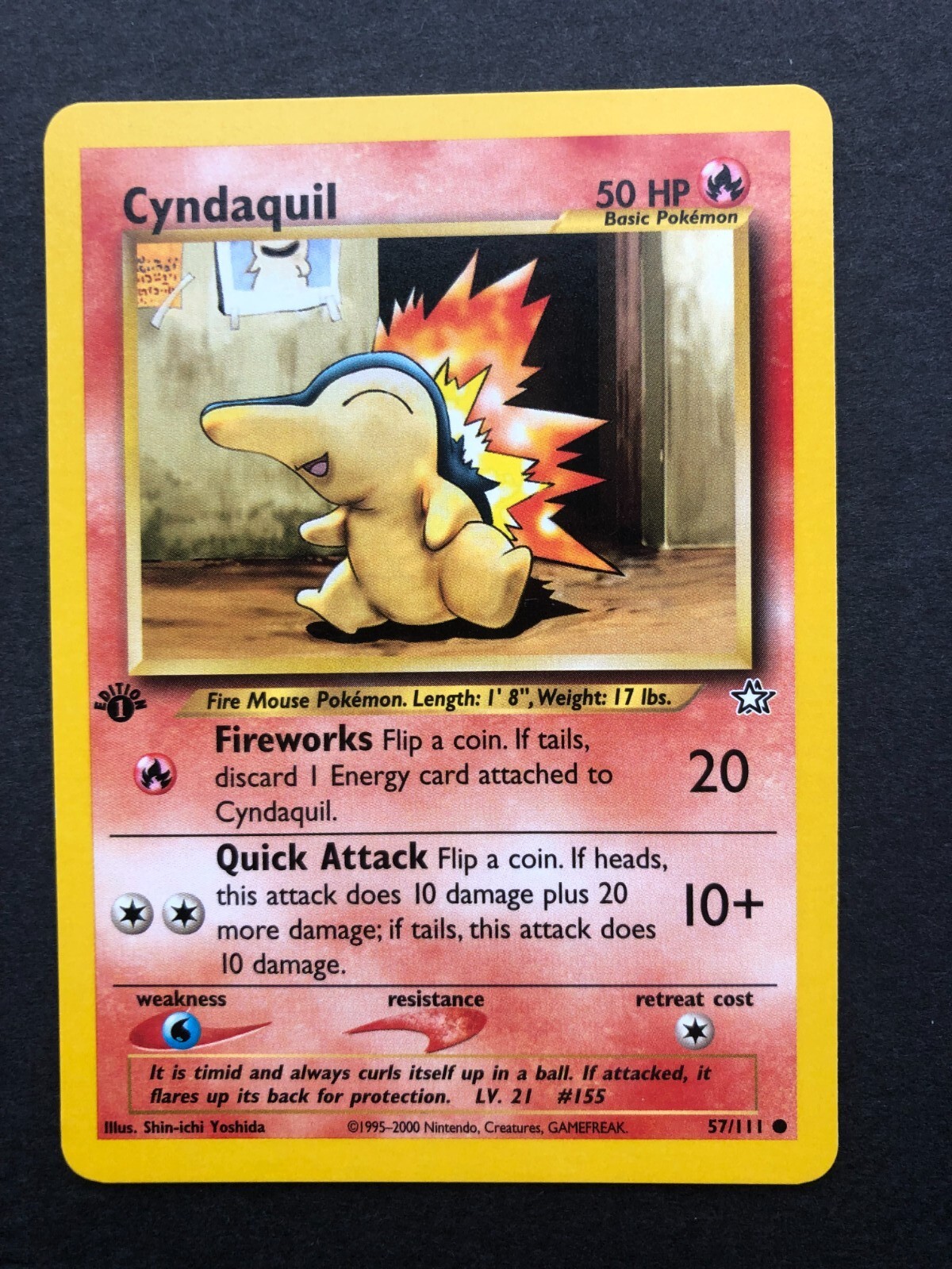 1st Edition  Pokemon Neo Genesis  Togepi  51/111  NM