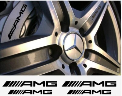 AMG Mercedes Caliper Decal Stickers Hi-Temp  Color 6 Diff Colors set of 4 Brake