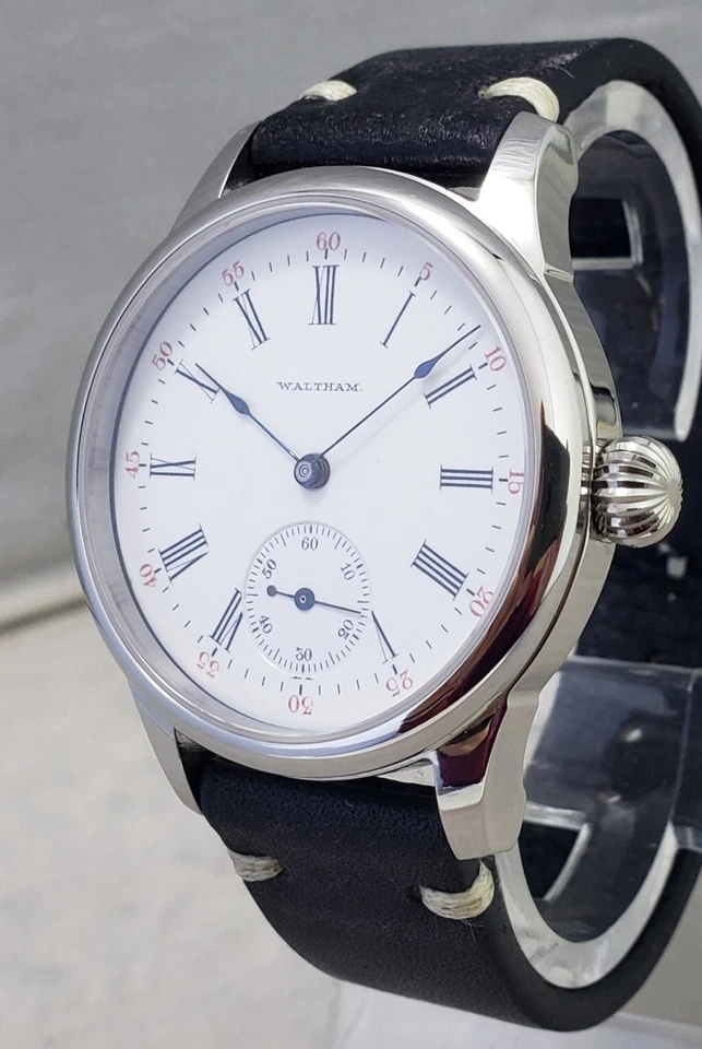 Женские карманные часы класса Waltham размер 6 конверсия 40 мм SS свадебные часы 1901