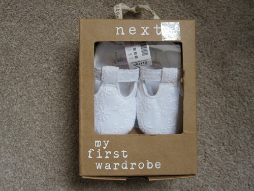 NEXT Scarpe per bambino taglia 2. 6 - 12 mesi Il mio primo Guardaroba  Bianco | eBay