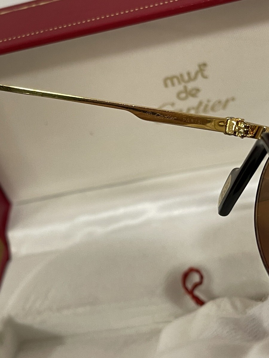 VINTAGE CARTIER St Honore Trinity OVAL GOLD PLATED