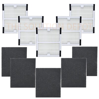 (5) Hepa & Carbon Filters For Idylis B IAF-H-100B IAP10050 IAP-10-125 AC-2125