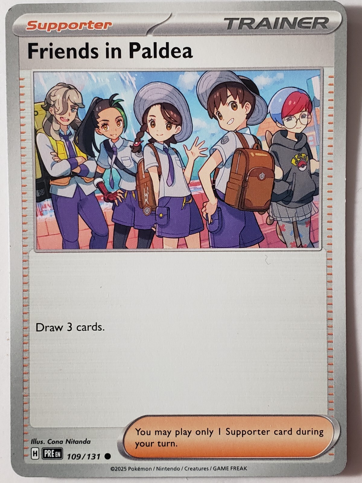 Friends In Paldea 109/131 NM / M - Prismatic Evolutions Pokemon Card