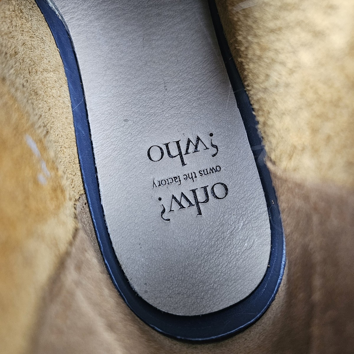 OHW? Who Owns The Factory Freddy Mens Brown Leather Chukka  display picture 1