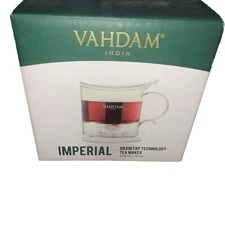 Vahdam Imperial Tea Infuser Teapot And Smart Tea Maker 16 Oz Brand New In Box