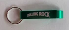 NEW Green Rolling Rock Beer Metal Aluminum Bottle Opener Keychains Novelty Gift