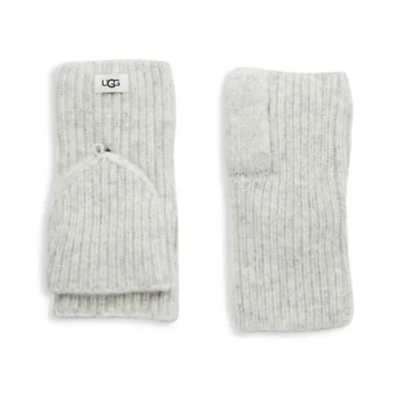 UGG オーストラリア Flip-Top Fingerless Gloves NEW UGG Womens Flip-Top Fingerless Gloves, One Size, Grey