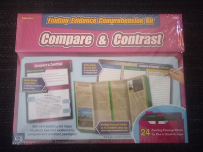 NEW Lakeshore Compare And Contrast Comprehension Kit Home School Grades 4-5