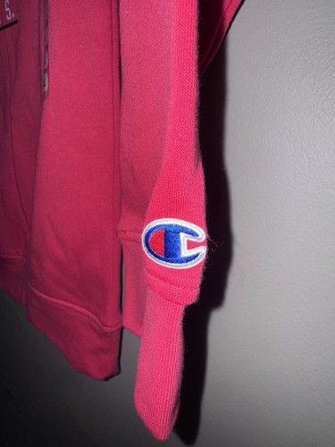 Champion Auténtica Ropa Atlética Forrada de Vellón Sudadera M SM Rojo Ga Bulldogs Nueva con Etiquetas - Imagen 6 de 12