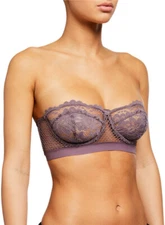 ELSE Petunia Purple Strapless Underwire Corset Bra L56332 Size 34B