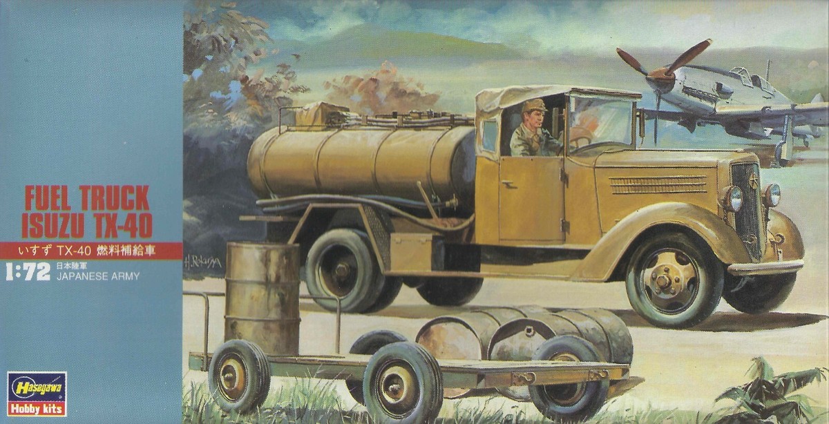 Hasegawa 31116 Fuel truck Isuzu TX-40 1:72 scale (new) UK