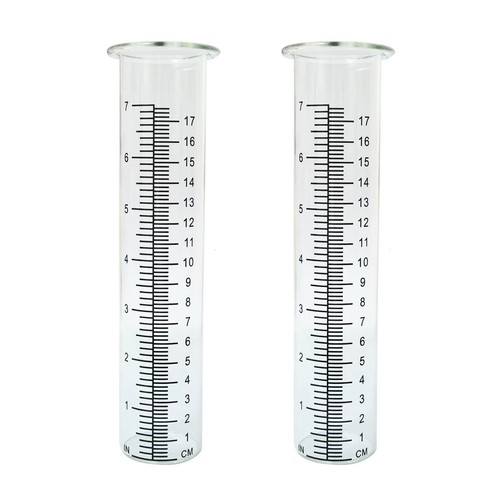 Plastic Rain Gauge Capacity Clear Rain Water Meter Measuring Tools Garden Lawn - Picture 11 of 12