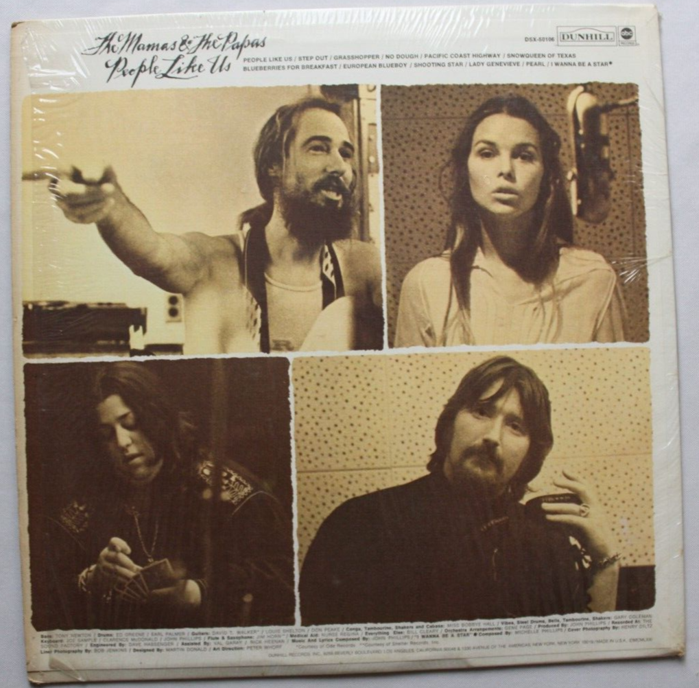 THE MAMAS & THE PAPAS PEOPLE LIKE US LP 12" VINYL RECORD *QUICK SHIP