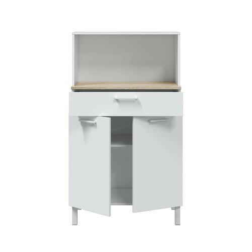Alacena moderna, para comedor o cocina, cajones - puertas, Roble - Imagen 4 de 23