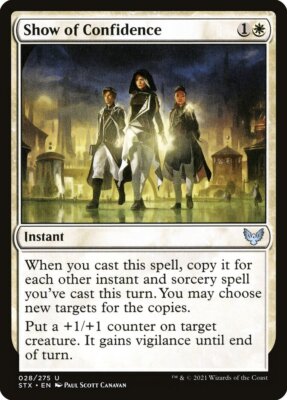 Magic the Gathering (mtg): STX: Show of Confidence (x 4) | eBay
