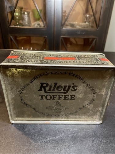 Vintage 1950's Riley’s Toffee Hinged Tin Halifax England - Picture 7 of 15