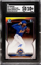 2023 Bowman Chrome 1st | Refractor SP #/499 Autograph | JUNIOR TILIEN #CPA-JT