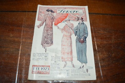Ladenkatalog AU LOUVRE PARIS, MODE, KLEIDUNG Sommer 1923