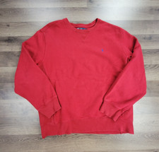Vintage Polo Ralph Lauren Sweatshirt Size XL Red Pony Preppy 90s Y2K Mens Crew