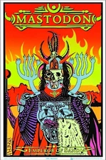 Mastodon Emperor of Sand Music UV Flocked BlackLight  Poster 23.5x35.5 Very Rare