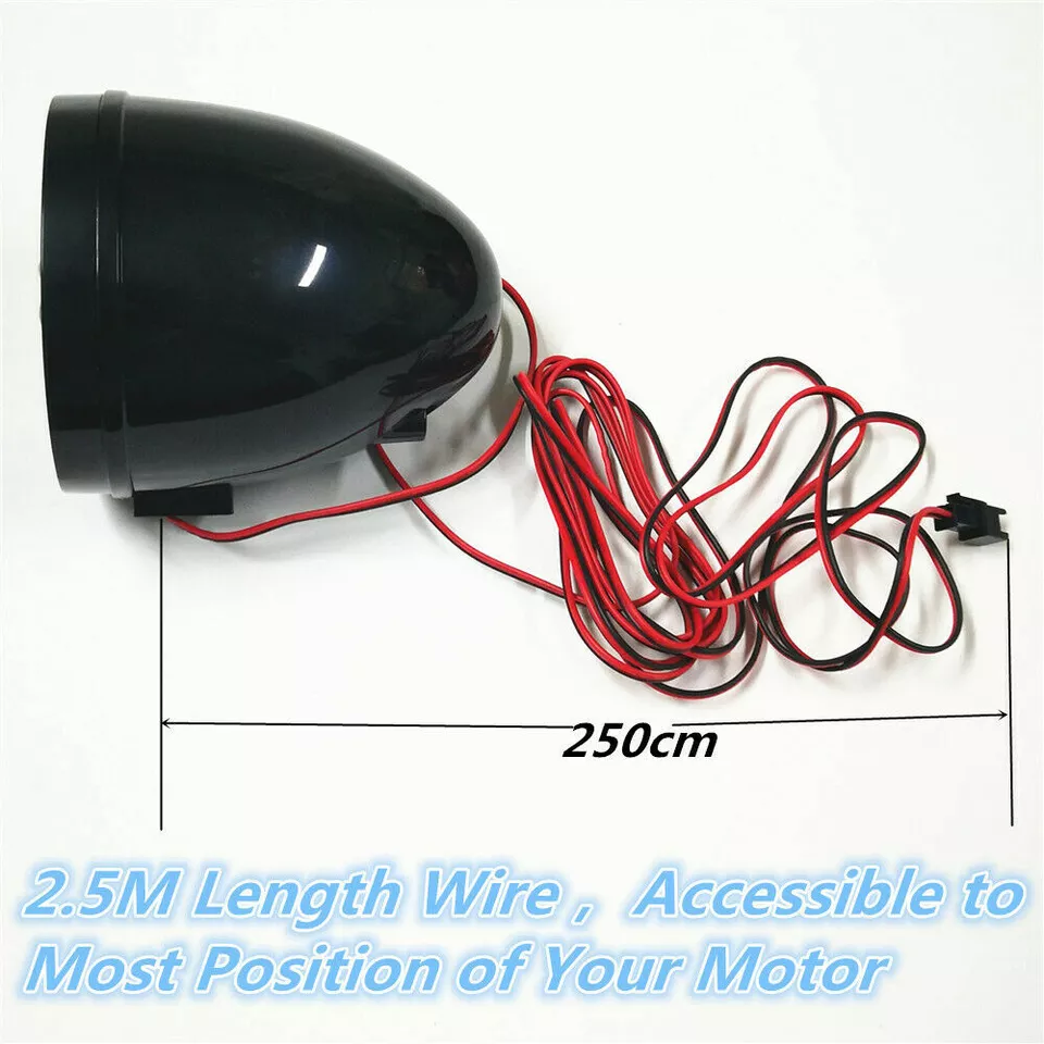 Sistema de altavoces estéreo de audio Bluetooth para motocicleta ATV de 4 ruedas radio AUX FM USB Foto 3 de 4