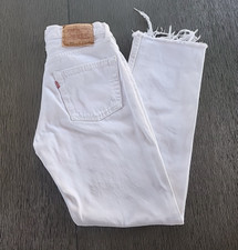 Vintage Women's Levi's 501 Denim Jeans Size 26x30 25x26Actual Made in USA 1998
