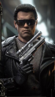 1/6 Terminator T-800 Battle Damaged Jacket Figure MMS238