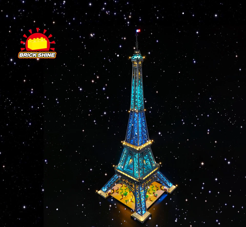 Brick Shine - GC Light Kit for Lego Eiffel Tower 10307 (NEW) - Image 4 of 4