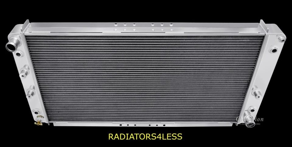 CHAMPION 3 ROW ALUMINUM RADIATOR 14" FANS 94 95 96 CHEVY IMPALA CAPRICE 5.7L - Image 4 of 4