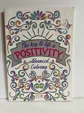 Inspirational Adult Advanced Coloring Book Relaxing Calming Pre-Owned Never Used