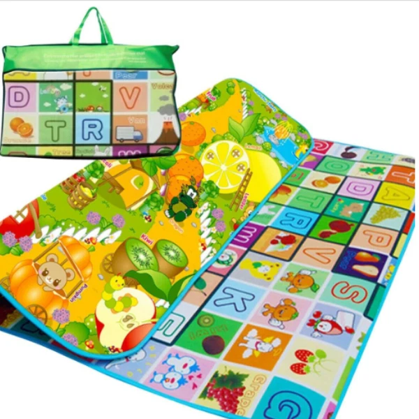 120X180CM KIDS CRAWLING 2SIDE PLAY MAT EDUCATIONAL SOFT FOAM PICNIC FLOOR CARPET