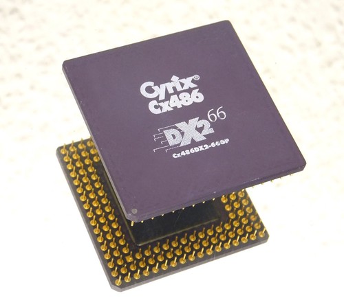 Cyrix 80486 DX 2-66 Keramik Gold 66 MHz Vintage CPU
