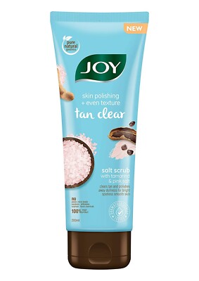 Joy Skin Polishing + Even Texture Tan Clear Salt Scrub 200 ml