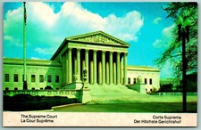Supreme Court Building Washington DC UNP Unused Chrome Postcard H14