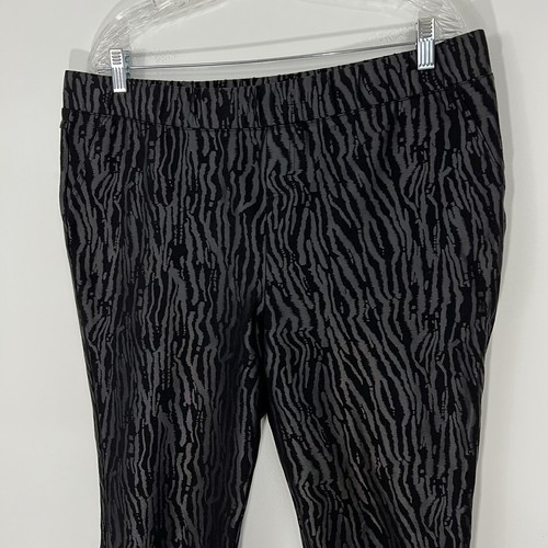 Soft Surroundings Black Zebra Print Pants Size XL - Picture 2 of 6