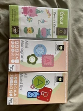 Circuit Font Cartridge Lot - Create A Critter, All Mixed Up & Mini Monograms