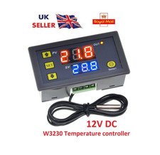 W3230 12V Temperature Controller Thermostat relay Regulator Heating/Cooling, UK